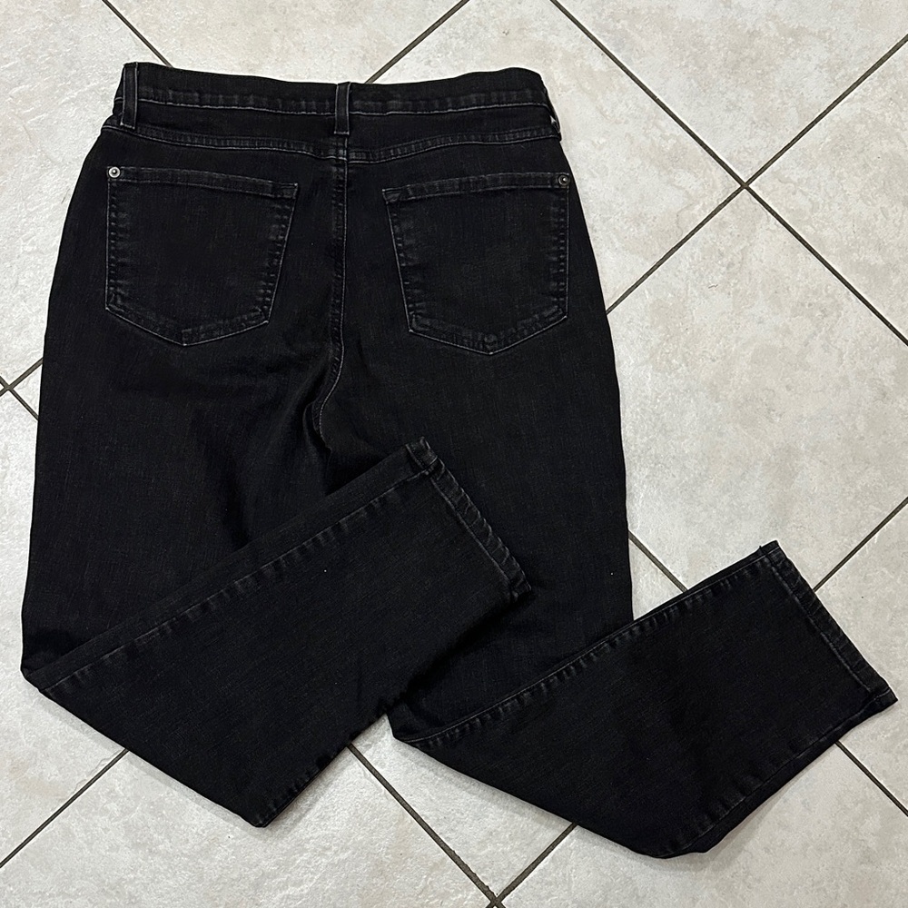 YOGA JEANS Y2K Women's Black Retro High Rise Jeans, made in Canada 31x28 - Picture 3 of 11